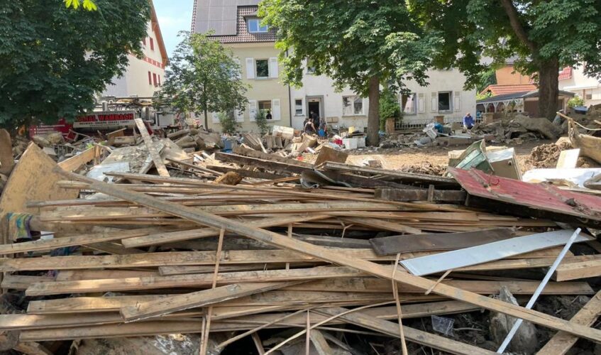 Solidarität mit den Betroffenen der Hochwasserkatastrophe – jede Spende hilft! Copyright Michael Köster