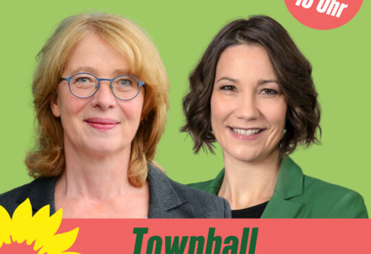 Townhall mit Tabea Rößner & Anne Spiegel: Gemeinsam für ein besseres Klima Bild vlnr: Tabea Rößner, Anne Spiegel Copyright Tabea Rößner