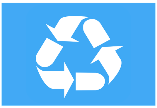 Reduce, Reuse, Recycle - Raus aus der Wegwerfgesellschaft, rein in die Kreislaufwirtschaft! Erstellt mit Canva