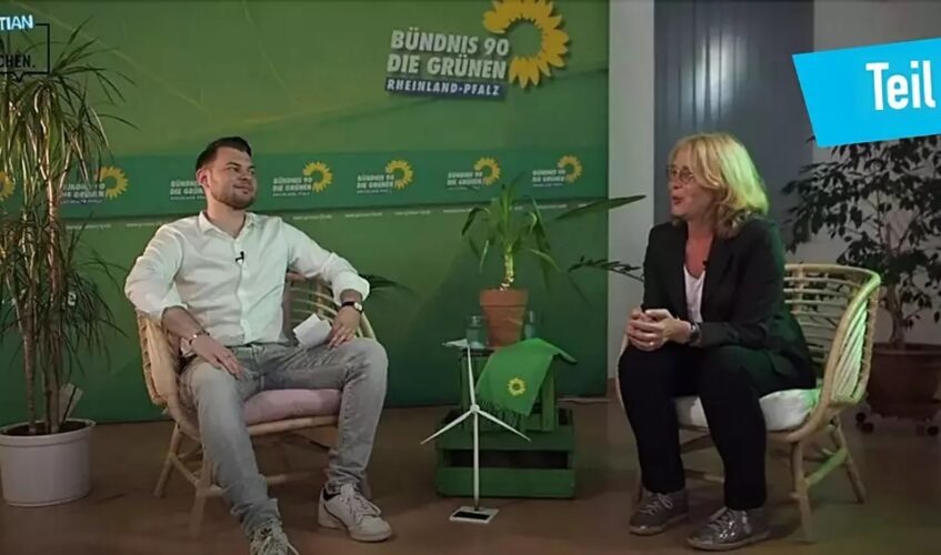 Sebastian trifft Tabea Rößner, B90/Die Grünen: "Deutschland hat versagt!" Part 2 Bild vlnr: Sebastian Nelles, Tabea Rößner Copyright Tabea Rößner