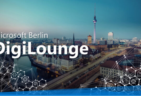 Zu Gast bei Microsoft Berlin DigiLounge // Digitale grüne Welle? Nachhaltigkeit als Technologieherausforderung Erstellt mit Canva