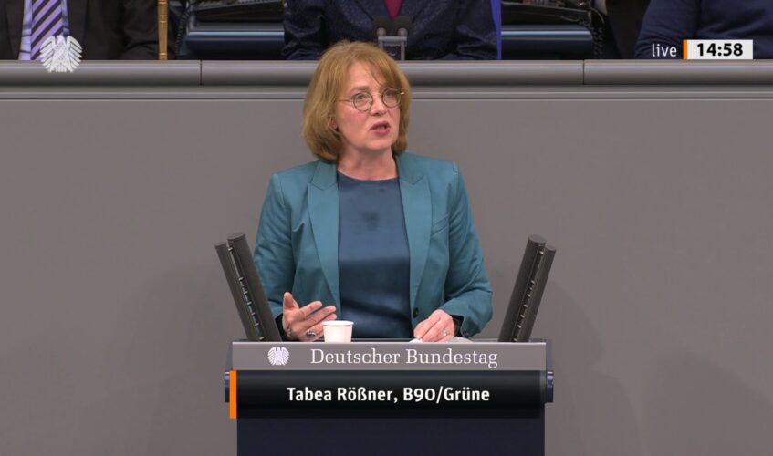 Rede zur Regulierung des Mes­senger­dienstes Telegram Bild: Tabea Rößner Copyright Deutscher Bundestag