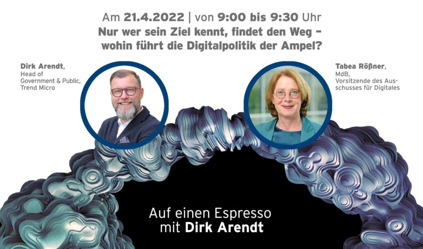 Auf einen Espresso mit Dirk Arendt – Gast: Tabea Rößner, MdB Bild vlnr: Dirk Arendt, Tabea Rößner Copyright Dirk Arendt