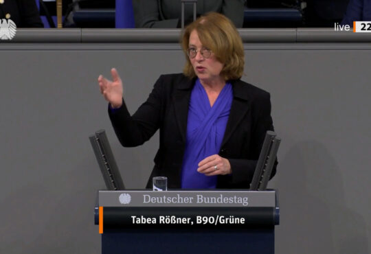 Bundestagsrede zur Verbraucherinformation Bild: Tabea Rößner Copyright Deutscher Bundestag