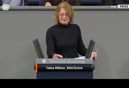 Bundestagsrede zur Breitbandförderung Bild: Tabea Rößner Copyright Deutscher Bundestag