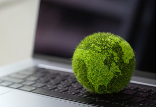 Digitalisierung zum Treiber des Klimaschutzes machen! Erstellt mit Canva