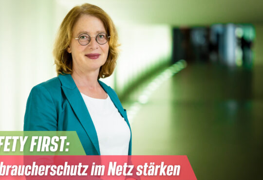 Safety First: Verbraucherschutz im Netz stärken Copyright Tabea Rößner