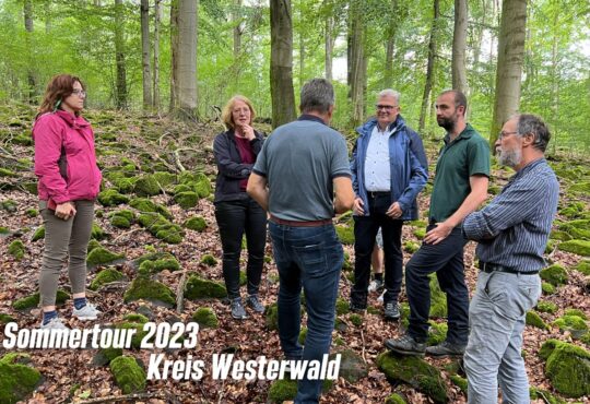 Natur & Digitales im Westerwald Bild vlnr: 2. v.l. Tabea Rößner - Rest KV Westerwald Copyright Tabea Rößner