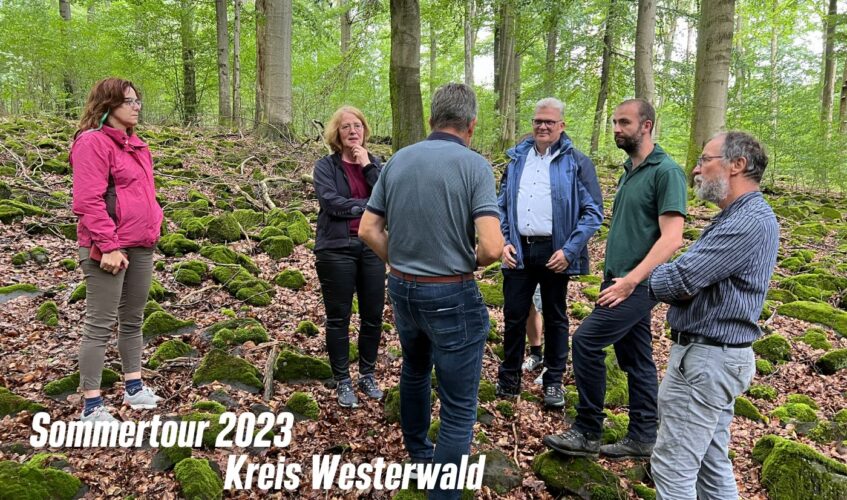 Natur & Digitales im Westerwald Bild vlnr: 2. v.l. Tabea Rößner - Rest KV Westerwald Copyright Tabea Rößner