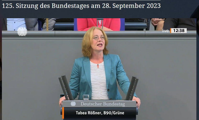 Bundestagsrede zur Weiterentwicklung der nationalen Datenstrategie vom 28.9.2023 Copyright Deutscher Bundestag