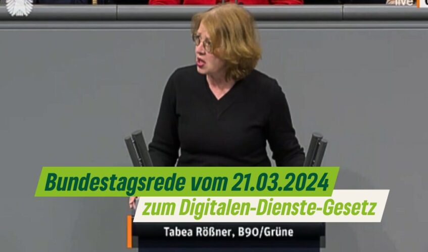 Bundestagsrede zum Digitalen-Dienste-Gesetz Copyright Deutscher Bundestag