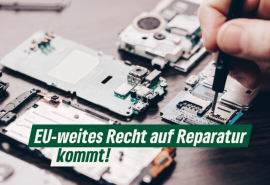 EU-weites Recht auf Reparatur kommt! Erstellt mit Canva - 23.4.24