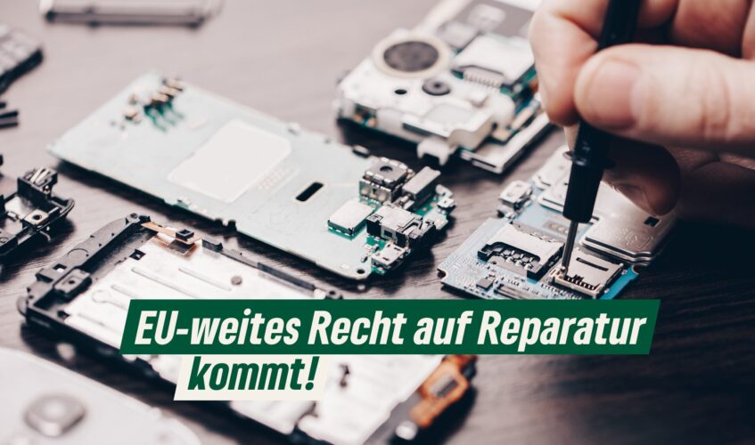 EU-weites Recht auf Reparatur kommt! Erstellt mit Canva - 23.4.24