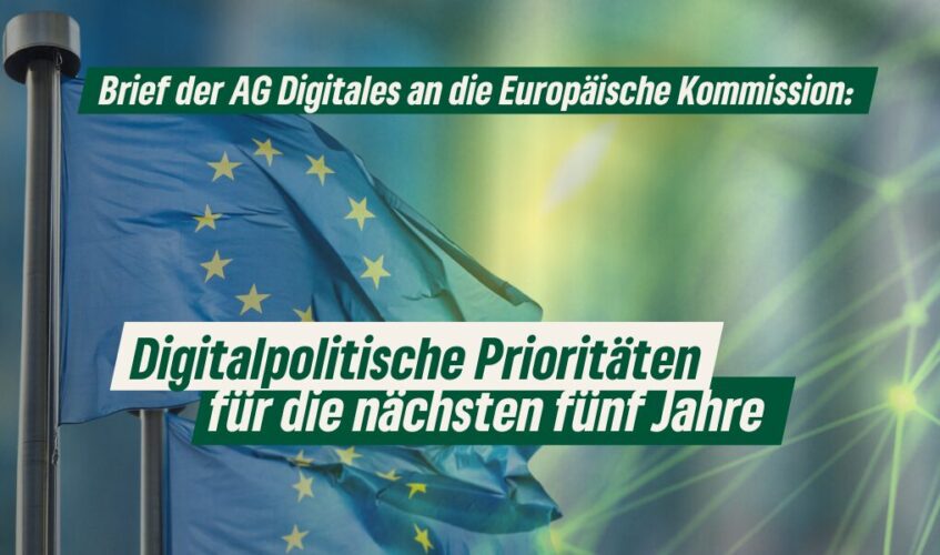 Brief der AG Digitales an die Europäische Kommission: Digitalpolitische Prioritäten für die nächsten fünf Jahre Erstellt mit Canvas - 17.7.24